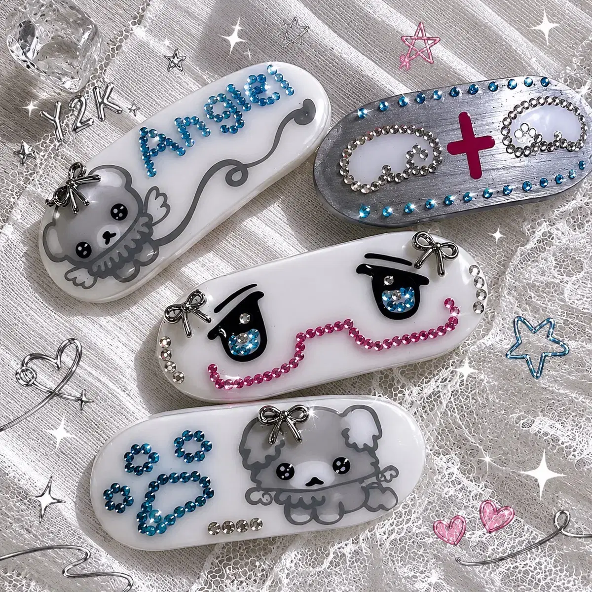 Y2K Angel Kuromi Side Hair Clip Set | 브랜드 중고거래 플랫폼, 번개장터